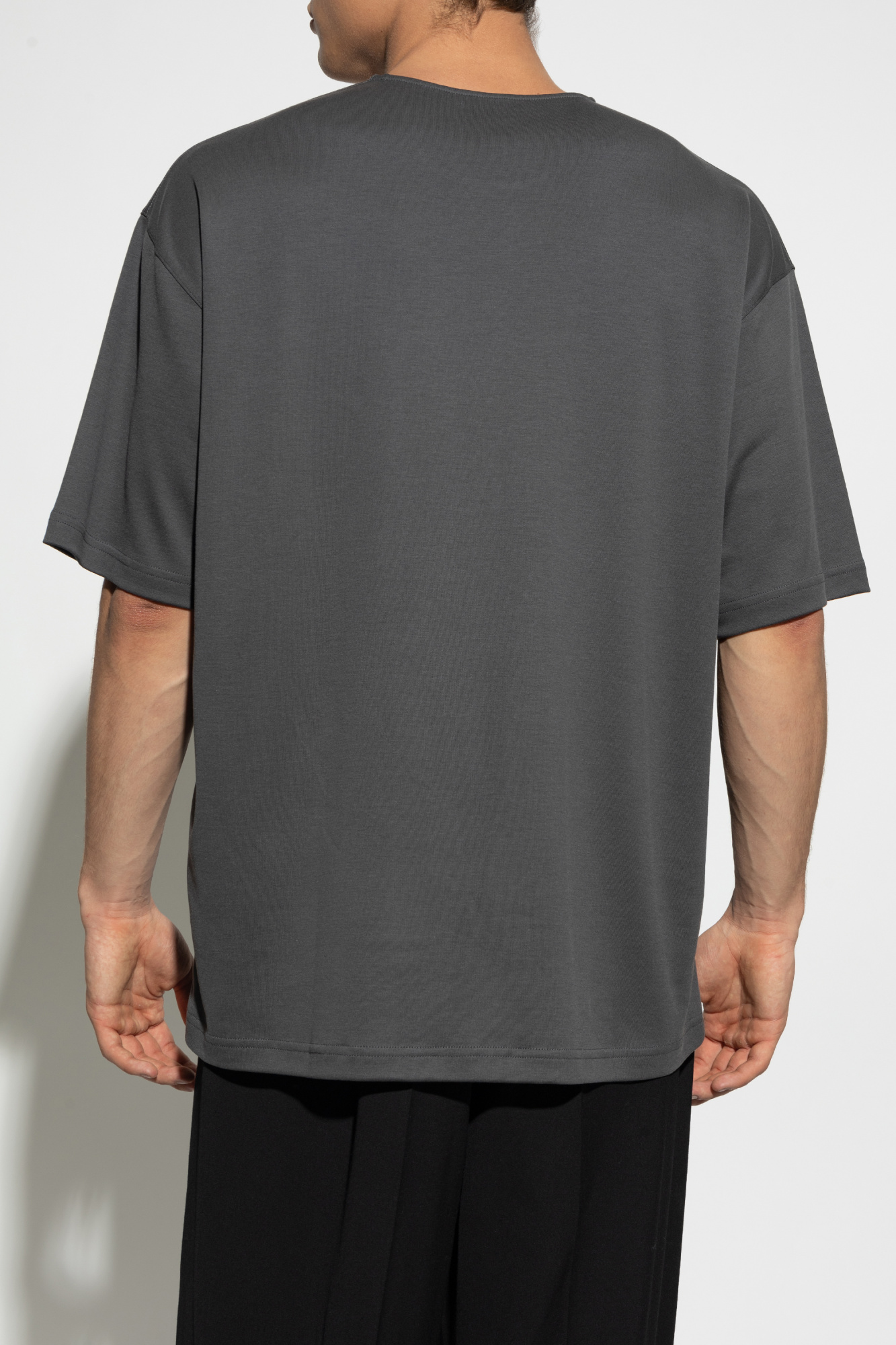 Grey T-shirt with pocket Lemaire - Vitkac AS
